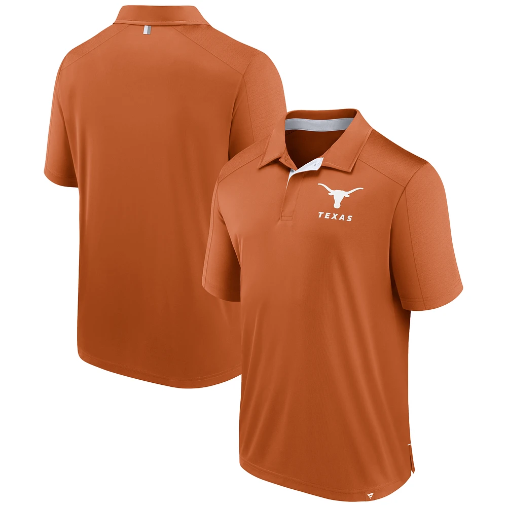 Men's Fanatics Texas Orange Longhorns Fundamental Defender Polo