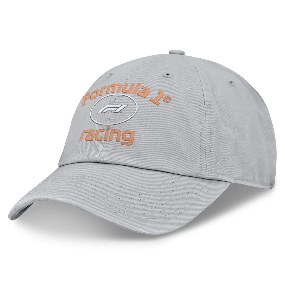 Women's Formula 1  Gray Foggy Adjustable Hat