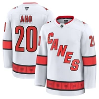 Men's Fanatics Sebastian Aho White Carolina Hurricanes Away Premium Jersey