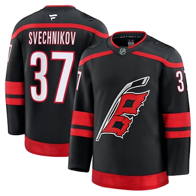 Men's Fanatics Andrei Svechnikov Black Carolina Hurricanes Home Premium Jersey