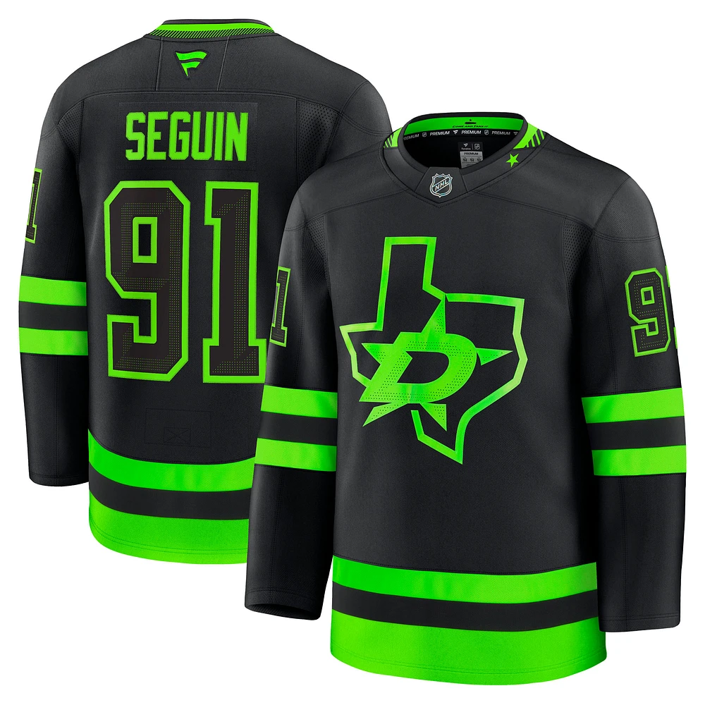 Men's Fanatics Tyler Seguin Black Dallas Stars Alternate Premium Jersey