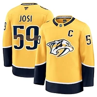 Men's Fanatics Roman Josi Yellow Nashville Predators Home Premium Jersey