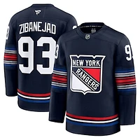 Men's Fanatics Mika Zibanejad Navy New York Rangers Alternate Premium Jersey