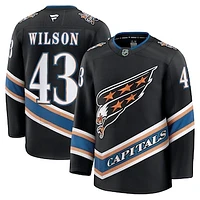 Men's Fanatics Tom Wilson Black Washington Capitals Alternate 50th Anniversary Premium Jersey