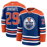 Men's Fanatics Leon Draisaitl Royal Edmonton Oilers Home Premium Player Jersey