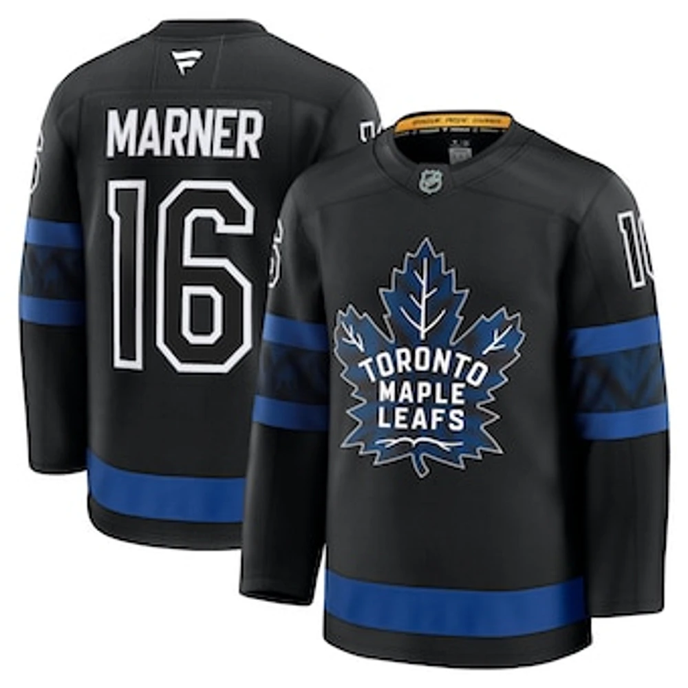 Men's Fanatics Mitch Marner Black Toronto Maple Leafs Alternate Premium Player Jersey