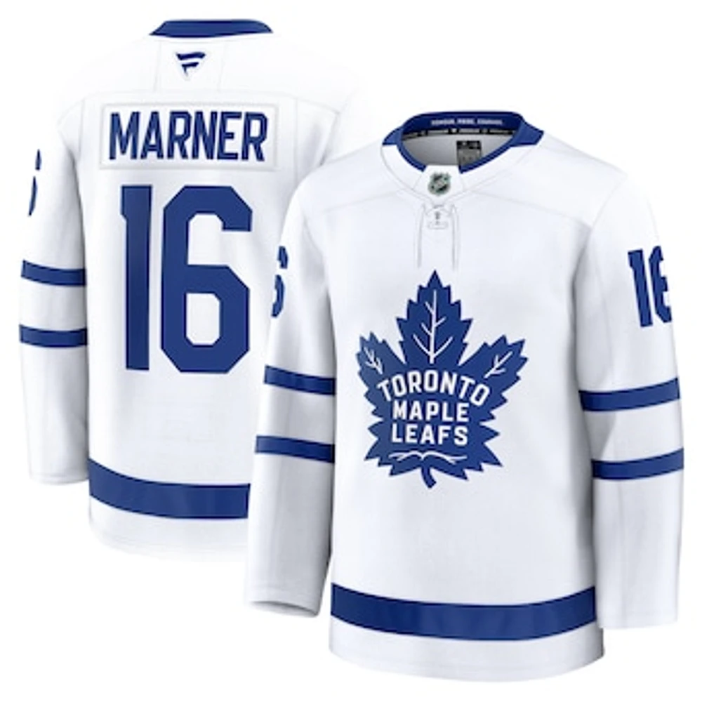 Men's Fanatics Mitch Marner White Toronto Maple Leafs Away Premium Player Jersey