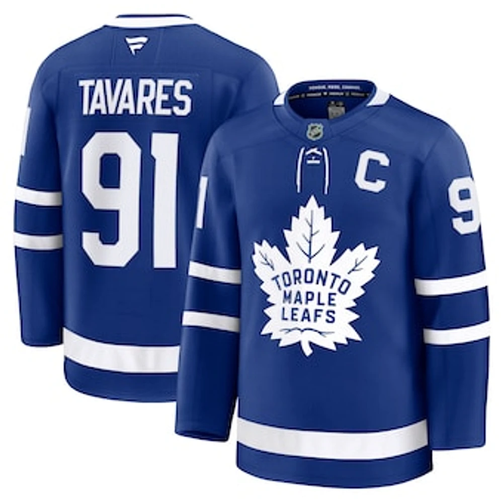 Men's Fanatics John Tavares Blue Toronto Maple Leafs Home Premium Player Jersey