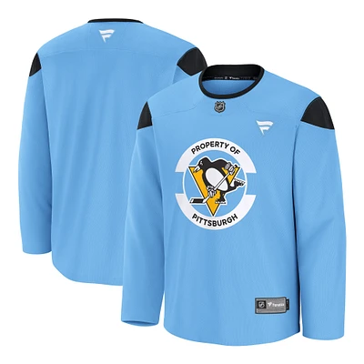 Men's Fanatics Blue Pittsburgh Penguins Home Practice Jersey