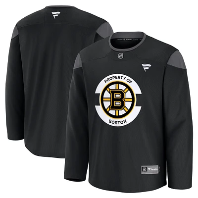 Men's Fanatics Black Boston Bruins Team Practice Jersey