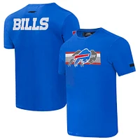 Men's Pro Standard Royal Buffalo Bills Retro Striper T-Shirt