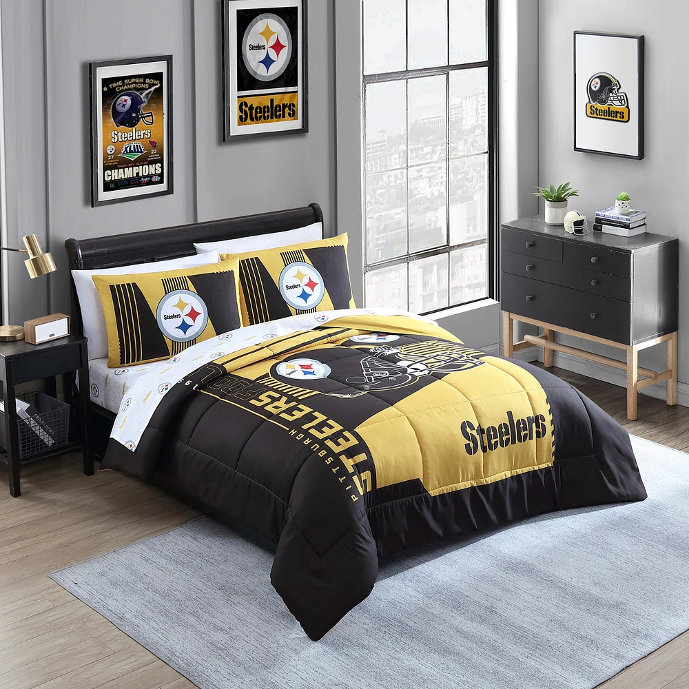 Pittsburgh Steelers Full Bed In A Bag Set