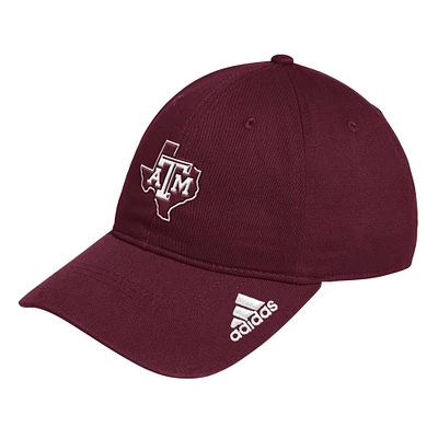 Men's adidas Maroon Texas A&M Aggies Locker Room Logo Slouch Adjustable Hat