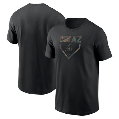 Men's Nike Black Arizona Diamondbacks Camo T-Shirt