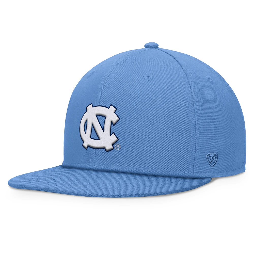 Men's Top of the World Carolina Blue North Carolina Tar Heels Fundamental Snapback Hat