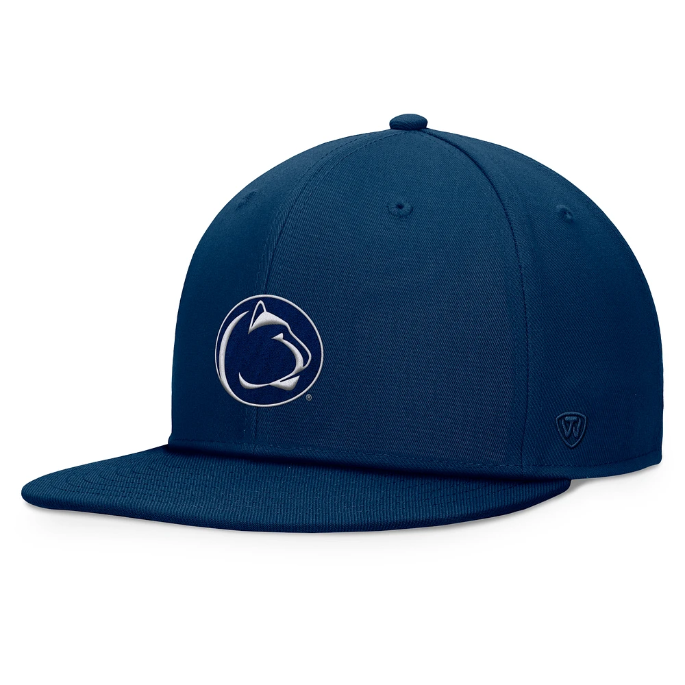 Men's Top of the World Navy Penn State Nittany Lions Fundamental Snapback Hat