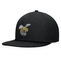 Men's Top of the World Black Alabama State Hornets Fundamental Snapback Hat