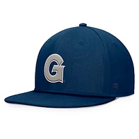 Men's Top of the World Navy Georgetown Hoyas Fundamental Snapback Hat