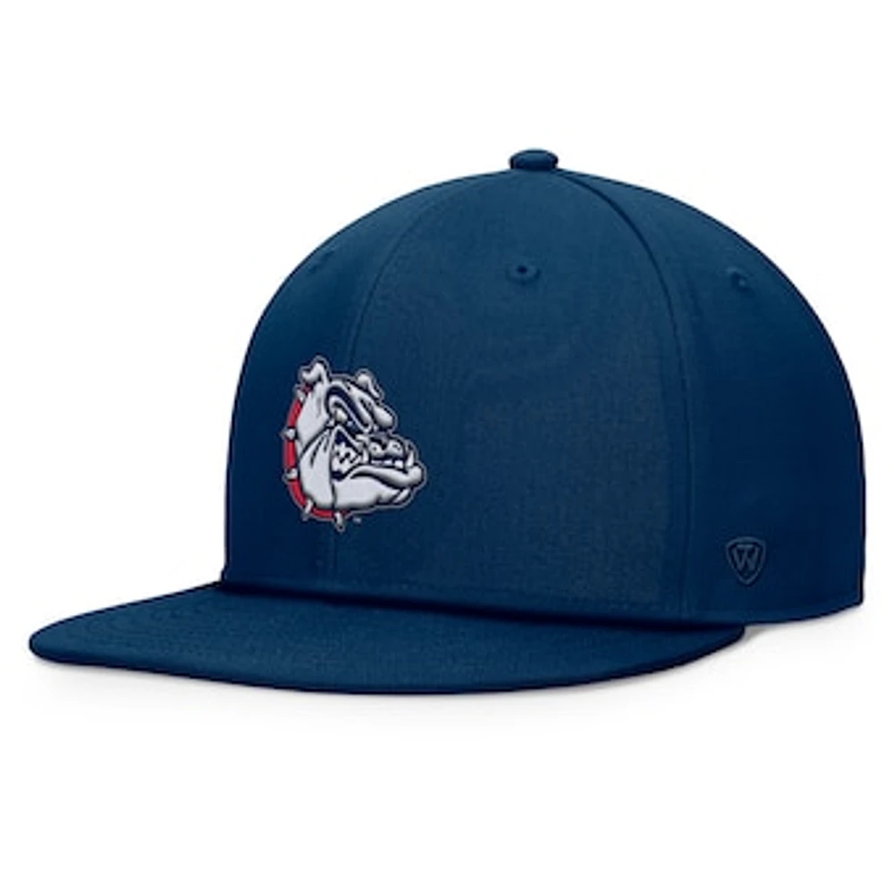 Men's Top of the World Navy Gonzaga Bulldogs Fundamental Snapback Hat