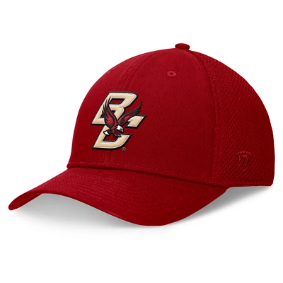 Men's Top of the World Maroon Boston College Eagles Spacer Flex Hat