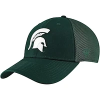 Men's Top of the World Green Michigan State Spartans Spacer Flex Hat