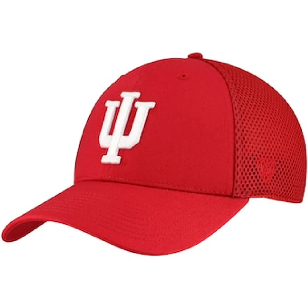 Men's Top of the World Crimson Indiana Hoosiers Spacer Flex Hat