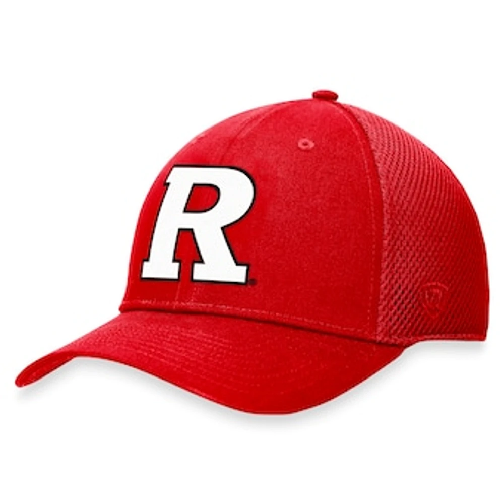 Men's Top of the World Scarlet Rutgers Knights Spacer Flex Hat