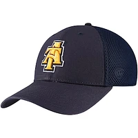 Men's Top of the World Navy North Carolina A&T Aggies Spacer Flex Hat