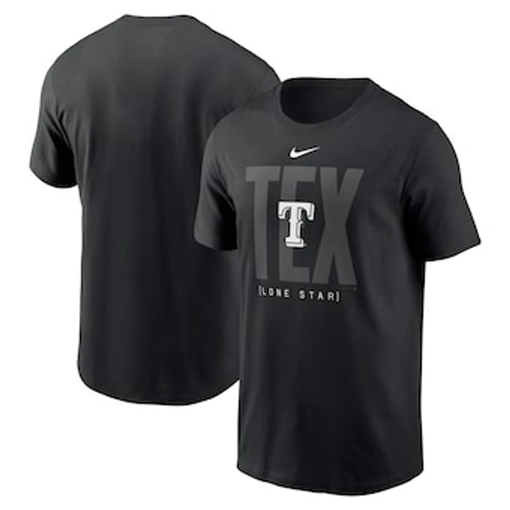 Men's Nike Black Texas Rangers Fashion Local T-Shirt