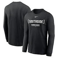 Men's Nike Black Chicago White Sox Local Nickname Long Sleeve T-Shirt