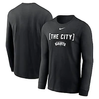 Men's Nike Black San Francisco Giants Local Nickname Long Sleeve T-Shirt