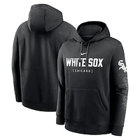 Men's Nike Black Chicago White Sox Fashion Club Pullover Hoodie