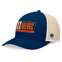 Men's Top of the World Navy/Natural Syracuse Orange Bennett Trucker Adjustable Hat