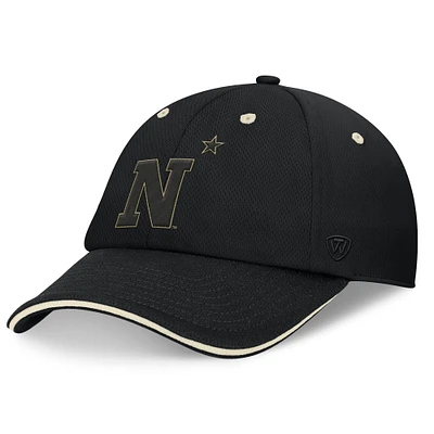 Men's Top of the World Black Navy Midshipmen Release Adjustable Hat