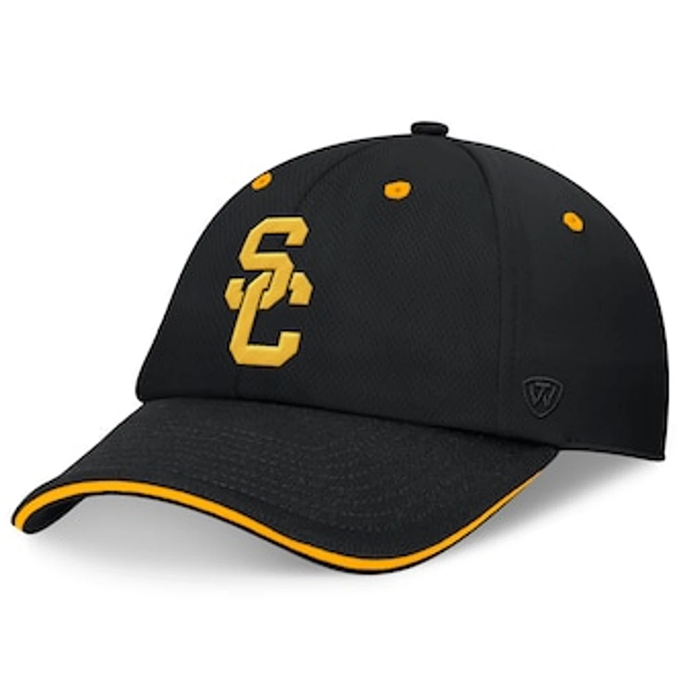 Men's Top of the World Black USC Trojans Release Adjustable Hat