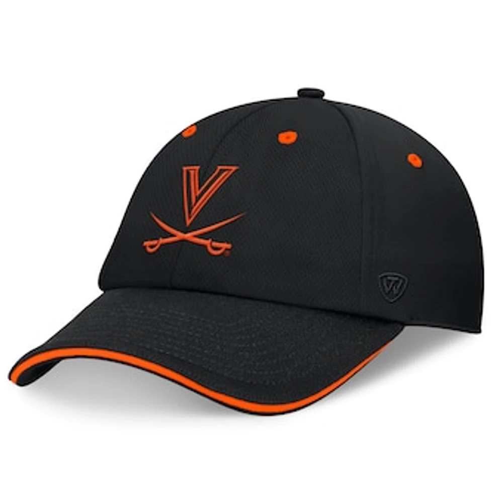 Men's Top of the World Black Virginia Cavaliers Release Adjustable Hat