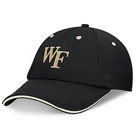 Men's Top of the World Black Wake Forest Demon Deacons Release Adjustable Hat