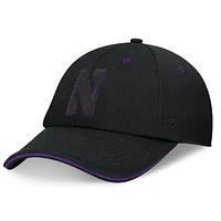 Men's Top of the World Black Northwestern Wildcats Release Adjustable Hat