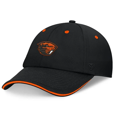 Men's Top of the World Black Oregon State Beavers Release Adjustable Hat