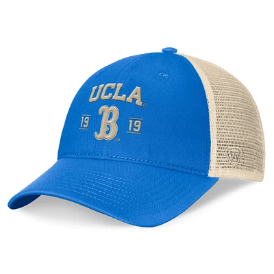 Men's Top of the World Blue UCLA Bruins Heritage Waylon Trucker Adjustable Hat