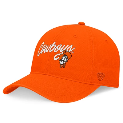 Men's Top of the World Orange Oklahoma State Cowboys Heritage CeeCee Adjustable Hat