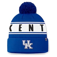 Men's Top of the World Royal Kentucky Wildcats Slash Cuffed Knit Hat with Pom