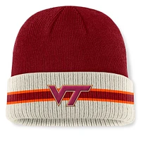 Men's Top of the World  Maroon Virginia Tech Hokies Silas Cuffed Knit Hat