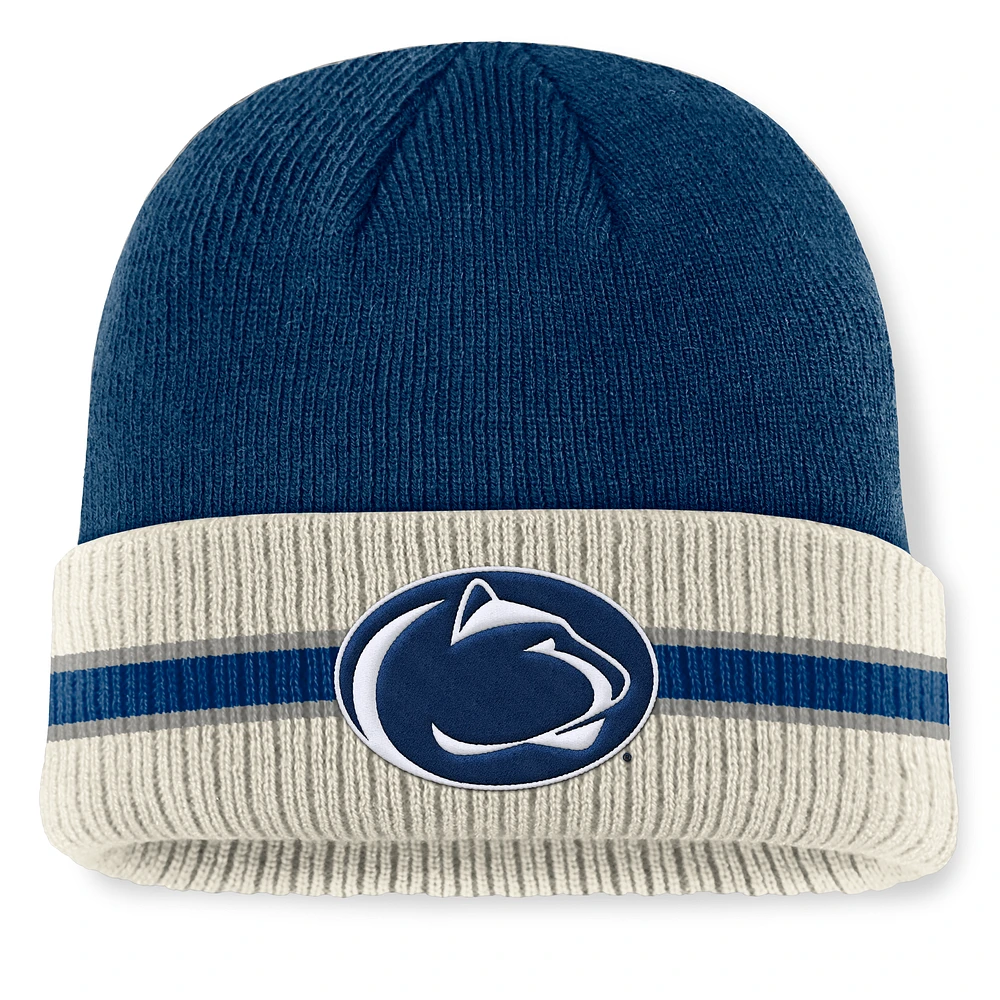 Men's Top of the World  Navy Penn State Nittany Lions Silas Cuffed Knit Hat