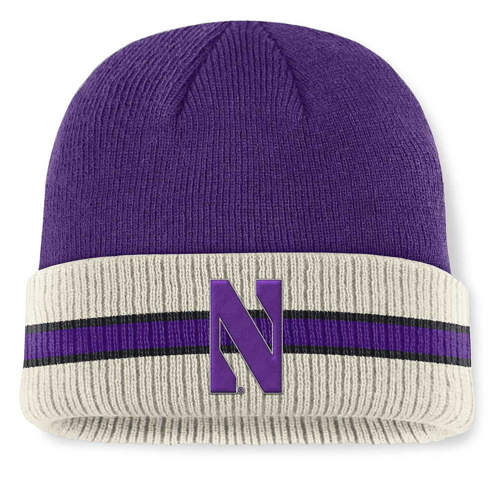 Men's Top of the World  Purple Northwestern Wildcats Silas Cuffed Knit Hat