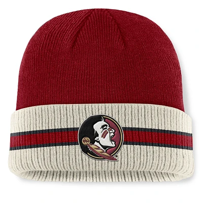 Men's Top of the World  Garnet Florida State Seminoles Silas Cuffed Knit Hat