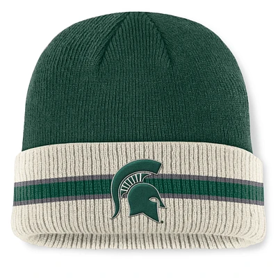 Men's Top of the World  Green Michigan State Spartans Silas Cuffed Knit Hat