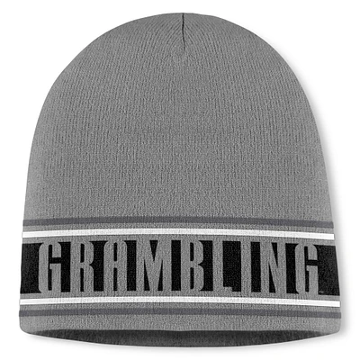 Men's Top of the World Gray Grambling Tigers Jace Knit Beanie