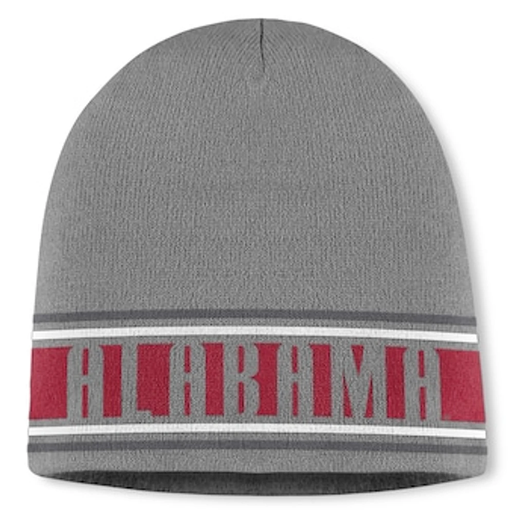 Men's Top of the World Gray Alabama Crimson Tide Jace Knit Beanie