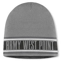 Men's Top of the World Gray Army Black Knights Jace Knit Beanie